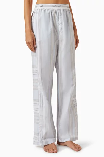 Striped Pyjama Pants in Cotton