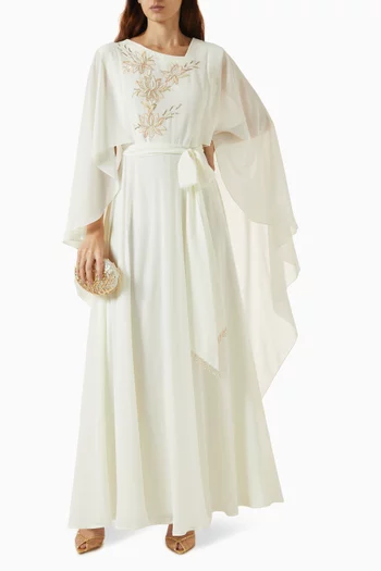 Floral Embellished Maxi Dress