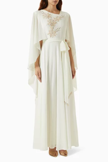 Floral Embellished Maxi Dress