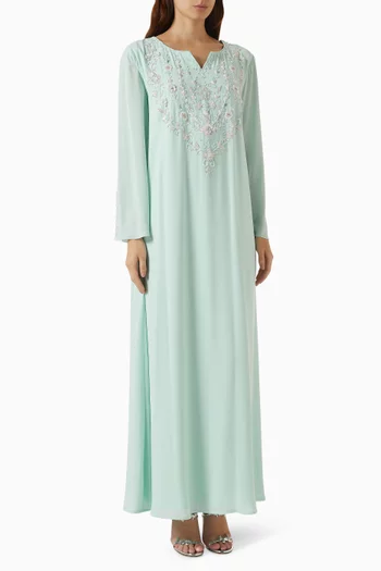 Floral Embellished Kaftan