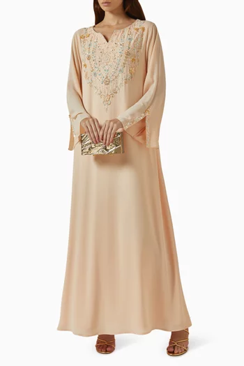 Floral Embellished Kaftan