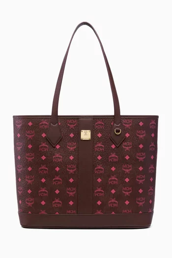 Medium Liz Shopper Bag in Visetos Canvas