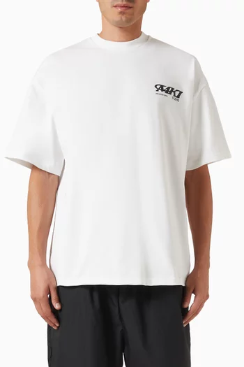 Stack Oversized T-shirt in Cotton-jersey