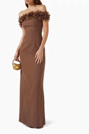 Removable-trim Dress