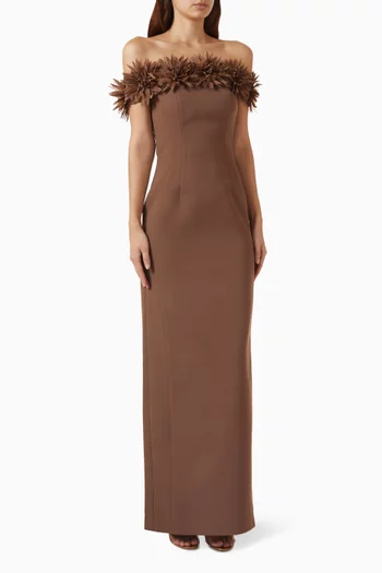 Removable-trim Dress