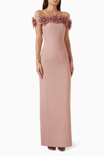 Removable-trim Dress