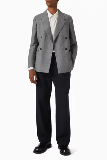 Buttoned Shirt in Linen-blend