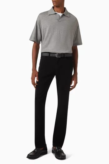 Superfine Polo T-shirt in Knit