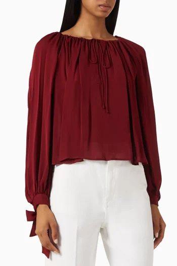 The Serenade Top in Silk