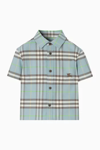 Check Shirt in Cotton