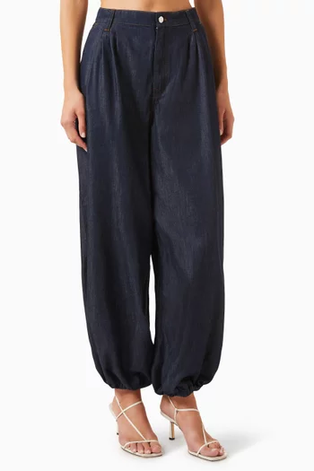 The Balloon Pants in Denim