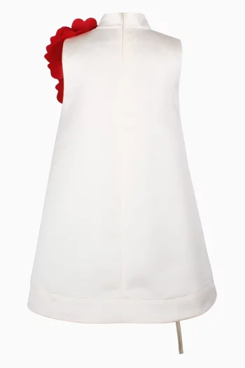 Kiss Me Over The Garden Dress in Satin
