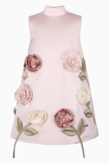 My Rose Dress in Satin