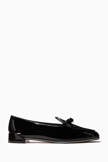 Mocastrass Flats in Patent Leather