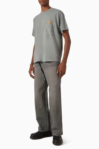 5 Star Boxy Pocket T-shirt in Cotton