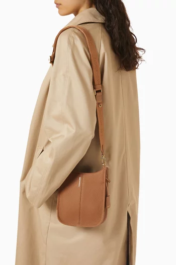 Mini Saddle Crossbody Bag in Leather