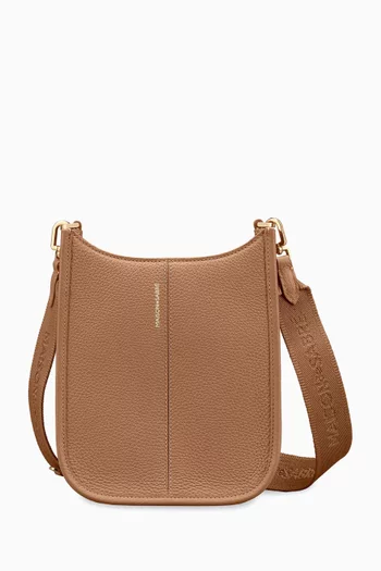 Mini Saddle Crossbody Bag in Leather
