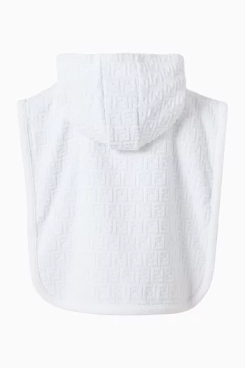 Logo Terry Hooded Poncho