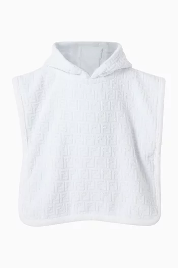 Logo Terry Hooded Poncho
