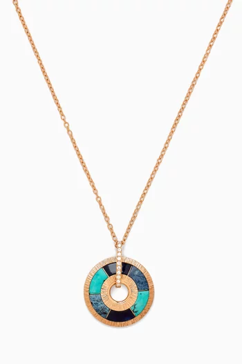 Possession Vibrant Palace Pendant Necklace in 18kt Gold