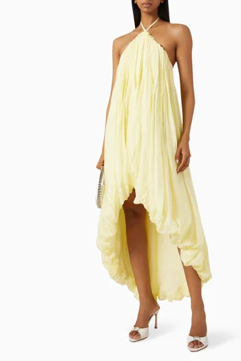 Petunia Open-back Dress in Chiffon