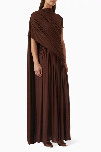 Sparrow Cape Gown in Jersey