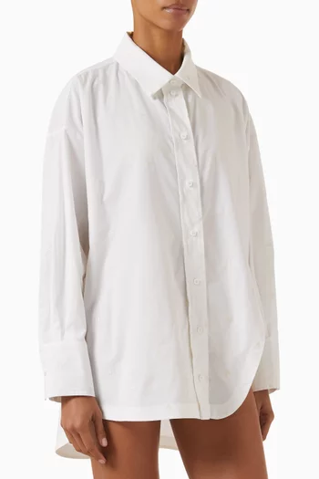 Curved-hem Shirt