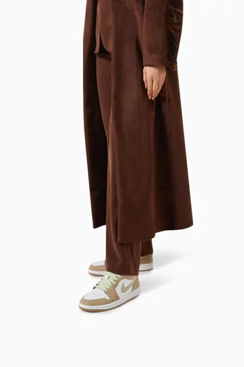 سنيكرز آير جوردان 1 أسفل الكاحل جلد