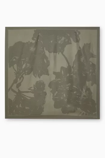 Printed Scarf in Silk