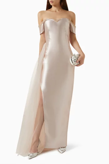 Vittoria Gown in Satin
