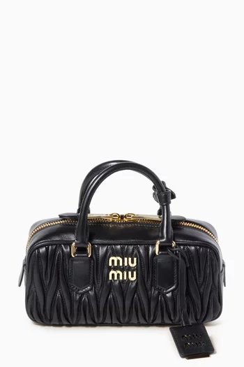 Arcadie Top-handle Bag in Matelassé Nappa Leather
