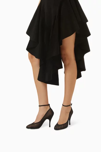 Strappy 100 Pumps in Mesh
