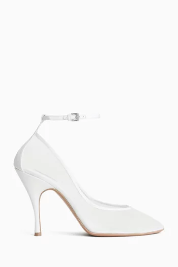 Strappy 100 Pumps in Mesh