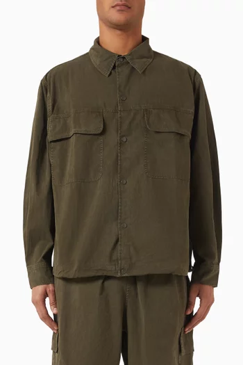 Button-up Shirt in Cotton-blend