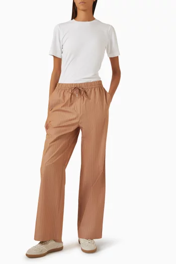 Rowan Straight-Leg Pants 30" in Cotton