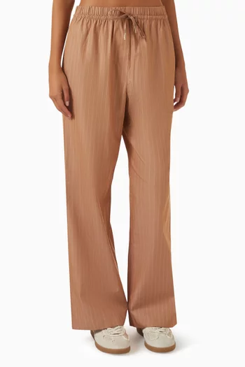 Rowan Straight-Leg Pants 30" in Cotton