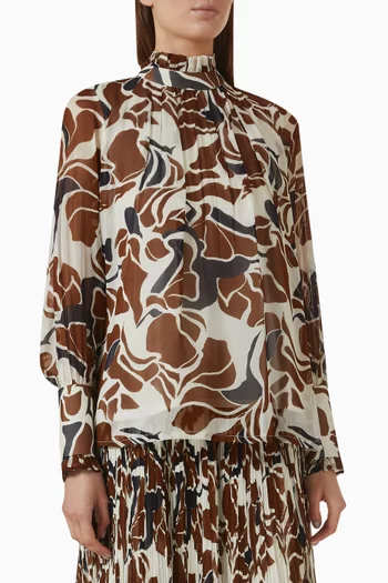 Abstract Print Top