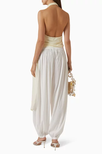 Amanda Halter Top in Georgette