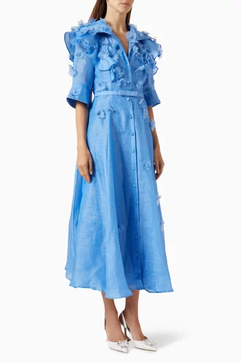 Anya Petal Midi Dress