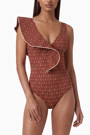 Boleros Ruffle One-piece Swimsuit
