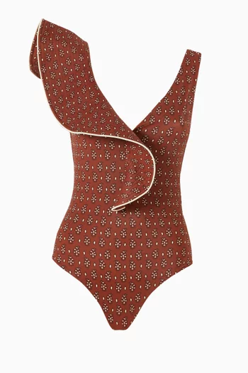 Boleros Ruffle One-piece Swimsuit