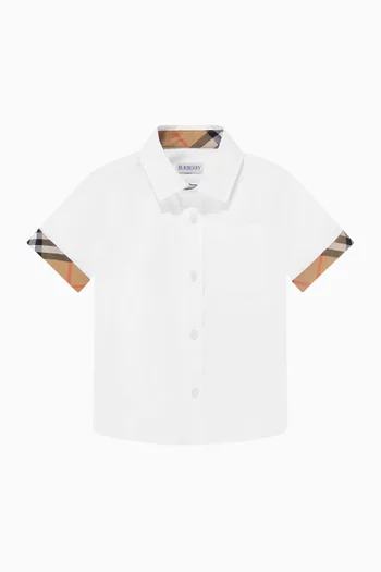Owen Check-tape Shirt in Cotton