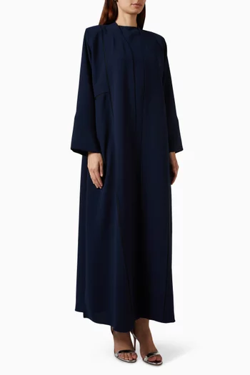 طقم عباية كريب مسامي، 3 قطع