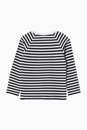 Ami de Coeur Striped T-shirt in Cotton