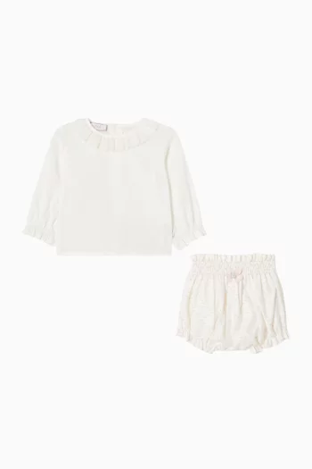 Shirt & Shorts Set in Cotton
