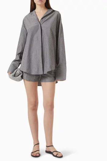 Isla Striped Shirt in Cotton-blend