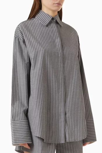 Isla Striped Shirt in Cotton-blend