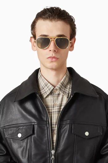 Commander Sunglasses in Titanium