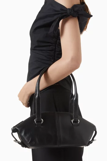 Mini Hester Shoulder Bag in Smooth Leather