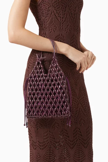 Small Karla Beaded Tote Bag